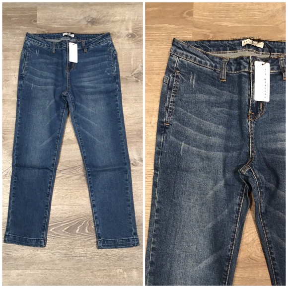 CURRENT AIR Anthro Chic Cropped Jeans - Picture 6 of 6
